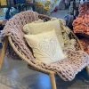 Patina Stores Lilac Chenille Chunky Knit Throw Home Goods