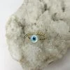 Patina Stores Evil Eye Gold Bead Ring