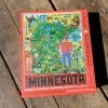 Patina Stores Minnesota Watercolor Map Puzzle