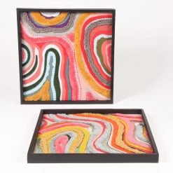 Patina Stores Abstract Embroidery Wall Art Home Goods