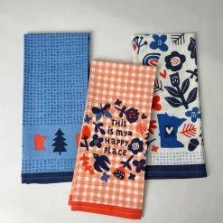 Patina Stores Set Of 3 Floursack Towels - Minnesota Scandi Kitchen