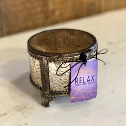 Patina Stores Amethyst Crystal Candle