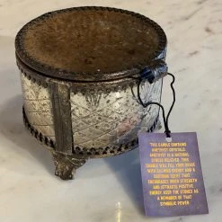 Patina Stores Amethyst Crystal Candle