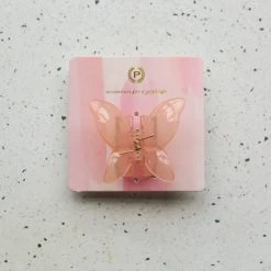 Patina Stores Accessories Pink Butterfly Hair Clip 3 Patina Stores Accessories Pink Butterfly Hair Clip