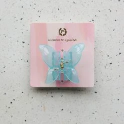 Patina Stores Accessories Blue Butterfly Hair Clip