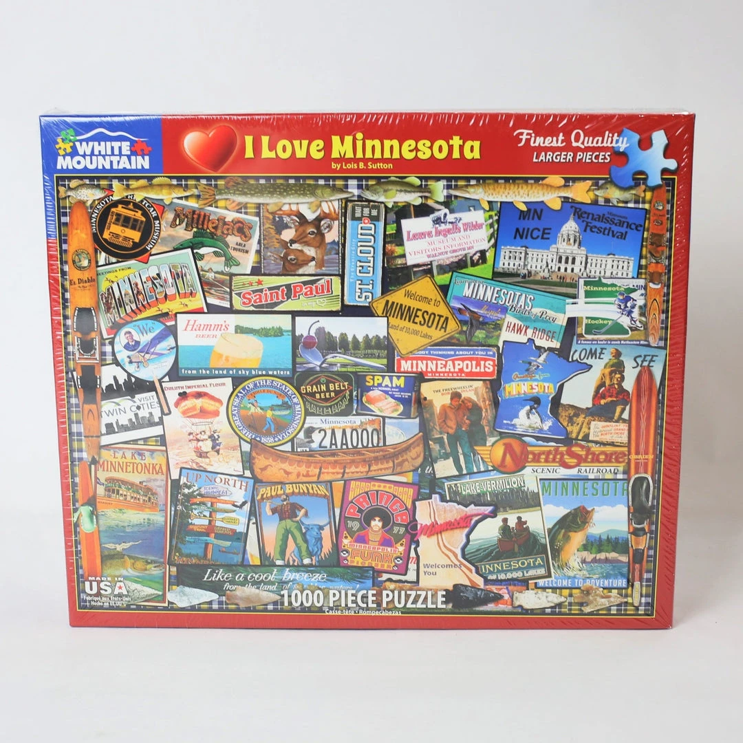 Patina Stores Games & Puzzles Minnesota Love Puzzle 1 Patina Stores Games & Puzzles Minnesota Love Puzzle