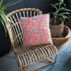 Patina Stores Blankets & Pillows Pink & Yellow Floral Reversible Pillow