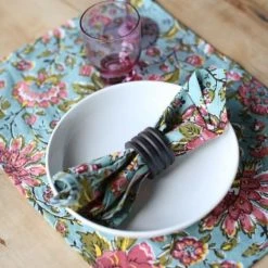 Patina Stores Floral Napkins And Placemats Kitchen