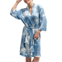 Patina Stores Blue Tie-Dye Robe Gifts For Her