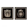 Patina Stores Black & White Abstract Flower Wall Art Home Goods