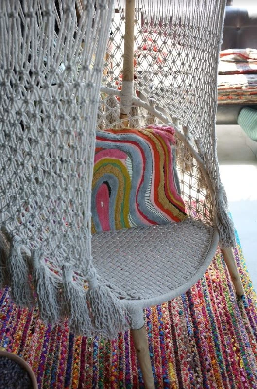 Patina Stores Cotton Ring Chair W/ Canopy Patina Stores Cotton Ring Chair W/ Canopy