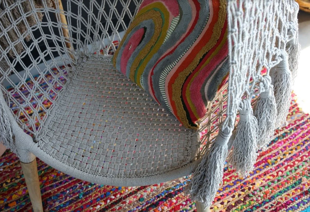 Patina Stores Cotton Ring Chair W/ Canopy Patina Stores Cotton Ring Chair W/ Canopy