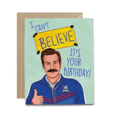 Patina Stores Ted Lasso Birthday Card Cards & Wrap 1 Patina Stores Ted Lasso Birthday Card Cards & Wrap