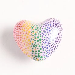 Patina Stores Painted Heart Chime 10 Patina Stores Painted Heart Chime