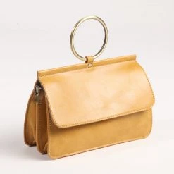 Patina Stores Mustard Aria Ring Bag