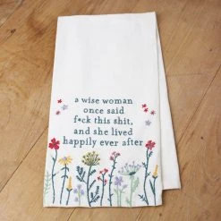 Patina Stores Kitchen Wise Woman Tea Towel