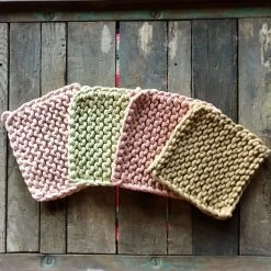 Patina Stores Pastel Knitted Pot Holders
