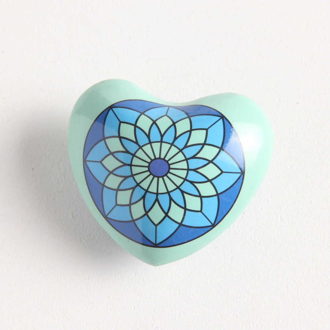 Patina Stores Painted Heart Chime Patina Stores Painted Heart Chime