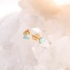 Patina Stores Blue Opal Post Earring