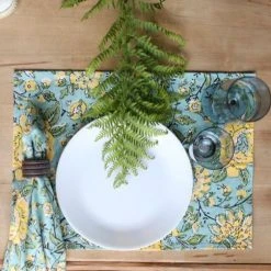 Patina Stores Floral Napkins And Placemats Kitchen