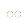 Patina Stores Jewelry Bead Hoop Earring