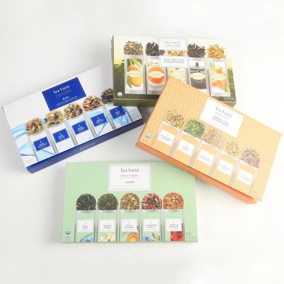 Patina Stores Single Steep Tea Variety Packs Patina Stores Single Steep Tea Variety Packs