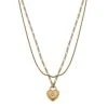 Patina Stores Gold Heart Layered Necklace Jewelry