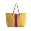 Patina Stores Mustard Pink Stripe Tote