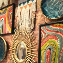 Patina Stores Abstract Embroidery Wall Art Home Goods